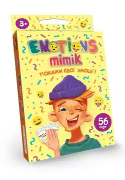 гр Карточная игра "Emotions Mimik" EM-01-01U (32) (УКР) "Danko Toys"