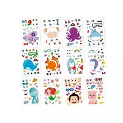 Наліпки LY 63053 (150) 36 сторінок, 12 тварин, в пакеті Наліпки LY 63053 (150) 36 сторінок, 12 тварин, в пакеті