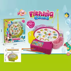 Риболовля 6215 (60/2) діаметр - 20 см, автоматичне обертання, музика, 15 рибок, 3 вудочки з гачком, 4 кошики,  рухомі елементи, в коробці Риболовля 6215 (60/2) діаметр - 20 см, автоматичне обертання, музика, 15 рибок, 3 вудочки з гачком, 4 кошики,  рухомі елементи, в коробці