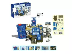 Трек ZX 065 A (16) “Поліцейський відділок”, звук, підсвічування, 3 машинки, механічний підйомник, в коробці Трек ZX 065 A (16) “Поліцейський відділок”, звук, підсвічування, 3 машинки, механічний підйомник, в коробці