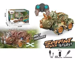 Машина на радіокеруванні 989-38 (18) “Динозавр”, підсвічування, акум. 3,7 V, пульт 2,4 G, гумові колеса, в коробці Машина на радіокеруванні 989-38 (18) “Динозавр”, підсвічування, акум. 3,7 V, пульт 2,4 G, гумові колеса, в коробці