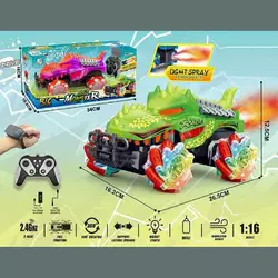 Машина на радіокеруванні ZJ 238-59 A (24) акумулятор 3.7 V, пульт 2.4 Ghz, браслет, підсвічування, роликові колеса, парогенератор, в коробці Машина на радіокеруванні ZJ 238-59 A (24) акумулятор 3.7 V, пульт 2.4 Ghz, браслет, підсвічування, роликові колеса, парогенератор, в коробці
