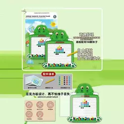 Мозаїка W 6510 (60) магнітна, стилус, кольорові кульки, 16 двосторонніх карток із завданнями, розмір - 25х2.5х40 см, у коробці Мозаїка W 6510 (60) магнітна, стилус, кольорові кульки, 16 двосторонніх карток із завданнями, розмір - 25х2.5х40 см, у коробці