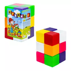 гр Кубик кольоровий в сітці 111 (8) 12 куб. "BAMSIC", в сітці гр Кубик кольоровий в сітці 111 (8) 12 куб. "BAMSIC", в сітці