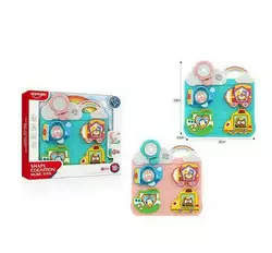 Бізіборд HE 8088 (24) 2 кольори, на батарейках, 2 режими гучності, мелодія, звук транспорту, підсвітка, фігурки, в коробці Бізіборд HE 8088 (24) 2 кольори, на батарейках, 2 режими гучності, мелодія, звук транспорту, підсвітка, фігурки, в коробці