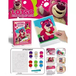 Набір для творчості 621-3 (240) нитки, ручка, основа із липучкою, в коробці Набір для творчості 621-3 (240) нитки, ручка, основа із липучкою, в коробці