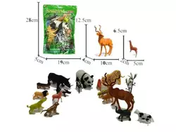 Набір тварин SZ 6-1 (108) фігурки диких тварин, аксесуар, в пакеті Набір тварин SZ 6-1 (108) фігурки диких тварин, аксесуар, в пакеті