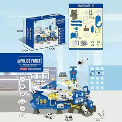 Трек ZX 005 A (12) “Поліцейська станція”, звук, підсвічування, механічний ліфт, автоматичний підйомник, 4 моделі мінітранспорту, в коробці Трек ZX 005 A (12) “Поліцейська станція”, звук, підсвічування, механічний ліфт, автоматичний підйомник, 4 моделі мінітранспорту, в коробці