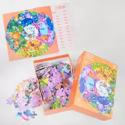 Пазлы С 48160 (32) “Вокруг света”, 158 деталей, круглый, постер, в коробке Пазлы С 48160 (32) “Вокруг света”, 158 деталей, круглый, постер, в коробке