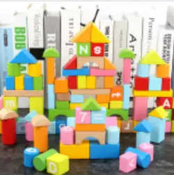 Конструктор дерев’яний C 74311 (8) 100 елементів, мішечок для зберігання, у відрі Конструктор дерев’яний C 74311 (8) 100 елементів, мішечок для зберігання, у відрі