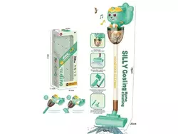 Пилосос HJ 199 A (12) “Динозаврик”, 3 насадки, підсвічування, мелодія, від батарейок, в коробці Пилосос HJ 199 A (12) “Динозаврик”, 3 насадки, підсвічування, мелодія, від батарейок, в коробці