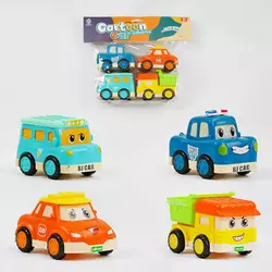 Набір машин 7756 S-22A (72/2) 4 шт, інерція, в пакеті Набір машин 7756 S-22A (72/2) 4 шт, інерція, в пакеті