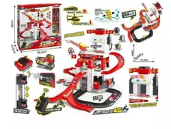 Трек 660 S-21 (6) 53 елементи, 3 металопластикові машинки, гелікоптер, звуки, підсвічування, мікрофон, механічний ліфт, водяна пушка, наліпки, інс Трек 660 S-21 (6) 53 елементи, 3 металопластикові машинки, гелікоптер, звуки, підсвічування, мікрофон, механічний ліфт, водяна пушка, наліпки, інс