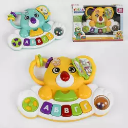 Піаніно 83576 (36) "ТК Group", 2 кольори, ОЗВУЧУВАННЯ УКРАЇНСЬКОЮ МОВОЮ, "Коала", підсвічування, вивчення алфавіту, мелодії, тріскачка, в коробці Піаніно 83576 (36) "ТК Group", 2 кольори, ОЗВУЧУВАННЯ УКРАЇНСЬКОЮ МОВОЮ, "Коала", підсвічування, вивчення алфавіту, мелодії, тріскачка, в коробці