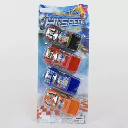 Набор машин 438-4 Х-1 (240/2) инерция, 4шт на листе Набор машин 438-4 Х-1 (240/2) инерция, 4шт на листе