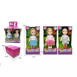 Лялька GN 686 B3 (24/2) висота: 11,5см, знімний одяг, в коробці, ЦІНА ЗА 12 ШТУК В БЛОЦІ Лялька GN 686 B3 (24/2) висота: 11,5см, знімний одяг, в коробці, ЦІНА ЗА 12 ШТУК В БЛОЦІ