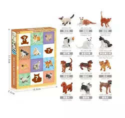 Набір тварин YJ 100 E (60) адвент-календар, 12 фігурок, середня висота: 3.5 см, в коробці Набір тварин YJ 100 E (60) адвент-календар, 12 фігурок, середня висота: 3.5 см, в коробці