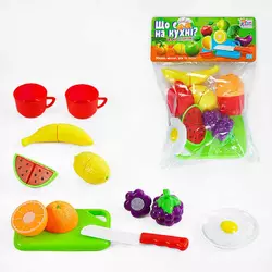 гр Фрукти на липучках “Що є на кухні?” 65298 (240/2) "4FUN Game Club", 11 елементів, у пакеті гр Фрукти на липучках “Що є на кухні?” 65298 (240/2) "4FUN Game Club", 11 елементів, у пакеті