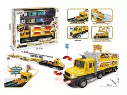 Трейлер 660 S-41 (18/2) звук, підсвічування, 8 металопластикових машин, довжина треку 127 см, в коробці Трейлер 660 S-41 (18/2) звук, підсвічування, 8 металопластикових машин, довжина треку 127 см, в коробці