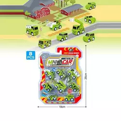 Набір машин 898 E-103 (128/2) інерція, 8 машинок, в слюді Набір машин 898 E-103 (128/2) інерція, 8 машинок, в слюді