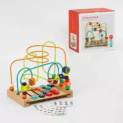 Пальчиковий лабіринт C 53787 (24) дерев`яний, міні-гра, в коробці Пальчиковий лабіринт C 53787 (24) дерев`яний, міні-гра, в коробці