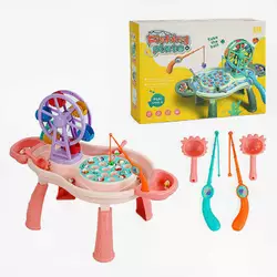 Риболовля 364 (18) магнітна, ставок з рибками, 2 вудки, колесо огляду, кошики, черпак, сито, наліпки, в коробці Риболовля 364 (18) магнітна, ставок з рибками, 2 вудки, колесо огляду, кошики, черпак, сито, наліпки, в коробці