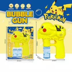 Пістолет з мильними бульбашками HT 025 (72/2) мелодія, підсвічування, на листі Пістолет з мильними бульбашками HT 025 (72/2) мелодія, підсвічування, на листі