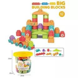 Конструктор JX 6886 (24) 63 деталі, у відрі Конструктор JX 6886 (24) 63 деталі, у відрі