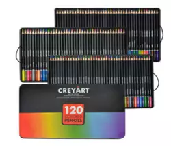 Набір для малювання C 69089 (12) 120 кольорових олівців, у металевому боксі Набір для малювання C 69089 (12) 120 кольорових олівців, у металевому боксі
