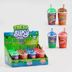 Лизун C 57852 (12) ЦІНА ЗА 12 ШТУК В БЛОЦІ, "Склянка з напоєм" Лизун C 57852 (12) ЦІНА ЗА 12 ШТУК В БЛОЦІ, "Склянка з напоєм"