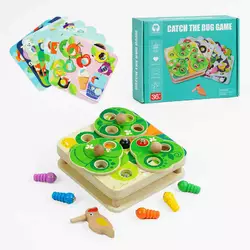 Магнітна гра C 65037 (28) дерев`яна, додаткові поля, пташка-вудочка, в коробці Магнітна гра C 65037 (28) дерев`яна, додаткові поля, пташка-вудочка, в коробці