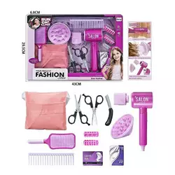 Набір перукаря QY 006 (36) функціональний фен, гребінець, щітка для волосся, бігуді, ножиці, пояс для інструментів, в коробці Набір перукаря QY 006 (36) функціональний фен, гребінець, щітка для волосся, бігуді, ножиці, пояс для інструментів, в коробці