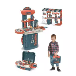 Набір інструментів 008-972 (24) верстат, валіза, пилка, викрутки, гайковий ключ, болти, в коробці Набір інструментів 008-972 (24) верстат, валіза, пилка, викрутки, гайковий ключ, болти, в коробці