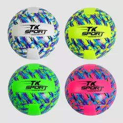 М`яч волейбольний С 54987 (60) "TK Sport" 4 види, матеріал м`який PVC, вага 260-280 грамів М`яч волейбольний С 54987 (60) "TK Sport" 4 види, матеріал м`який PVC, вага 260-280 грамів