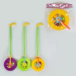 Каталка-колесо 059 Е (288/2) 3 кольори, в пакеті, ВИДАЄТЬСЯ ТІЛЬКИ МІКС ВИДІВ Каталка-колесо 059 Е (288/2) 3 кольори, в пакеті, ВИДАЄТЬСЯ ТІЛЬКИ МІКС ВИДІВ