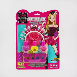 Набір для манікюру J 604 (180/2) тіпси, лаки, на листі Набір для манікюру J 604 (180/2) тіпси, лаки, на листі