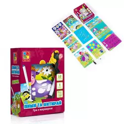 гр Гра настільна  "Пиши та витирай. Ферма" (укр)  VT5010-19 (12) "Vladi Toys", 34 магнитных элемента гр Гра настільна  "Пиши та витирай. Ферма" (укр)  VT5010-19 (12) "Vladi Toys", 34 магнитных элемента