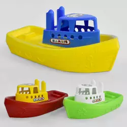 гр Детская игрушка "Баркас" 091 (6) 3 цвета, "BAMSIC" гр Детская игрушка "Баркас" 091 (6) 3 цвета, "BAMSIC"