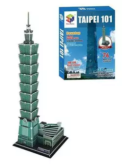 Пазлы 3D G 168-5 (24) "Тайбэй 101", 76 элементов, высота 60 см, в коробке Пазлы 3D G 168-5 (24) "Тайбэй 101", 76 элементов, высота 60 см, в коробке