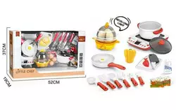 Плитка з посудкою BC 9014 (10) плита, звук, підсвічування, від батарейок, яйцеварка, мелодії, продукти, лопатки, каструля, дощечка, пательня, в коробц Плитка з посудкою BC 9014 (10) плита, звук, підсвічування, від батарейок, яйцеварка, мелодії, продукти, лопатки, каструля, дощечка, пательня, в коробц