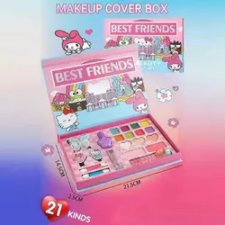 Косметика LK 28582 (144) тіні, хайлайтер, рум`яна, помада, лак для нігтів, аплікатори, прикраси для волосся, у плівці Косметика LK 28582 (144) тіні, хайлайтер, рум`яна, помада, лак для нігтів, аплікатори, прикраси для волосся, у плівці