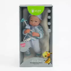 Пупс DF 14-047 B (18/2) гумовий, ковдра, пустушка, довжина 33 см, в коробці Пупс DF 14-047 B (18/2) гумовий, ковдра, пустушка, довжина 33 см, в коробці