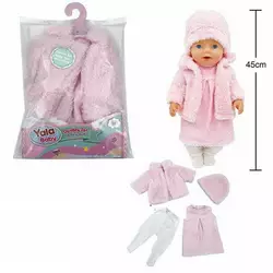 Одяг для пупса BLC 242 A (120) на пупса висотою 40-45 см, в пакеті Одяг для пупса BLC 242 A (120) на пупса висотою 40-45 см, в пакеті
