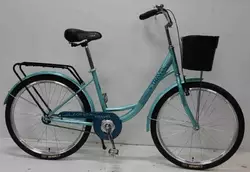 Велосипед міський Corso «TRAVEL» 26`` TL-26417 + КОШИК (1) одношвидкісний, сталева рама 16.5``, корзина, багажник Велосипед міський Corso «TRAVEL» 26`` TL-26417 + КОШИК (1) одношвидкісний, сталева рама 16.5``, корзина, багажник