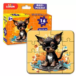 гр Максі-пазл "Собачка" МЕ 5032-05 (12) "Ludum", 16 елементів, в коробці гр Максі-пазл "Собачка" МЕ 5032-05 (12) "Ludum", 16 елементів, в коробці