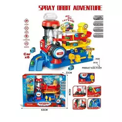 Трек JP 588-71 (6) звуки, підсвічування, 6 моделей - вагончиків, рухливі елементи, в коробці Трек JP 588-71 (6) звуки, підсвічування, 6 моделей - вагончиків, рухливі елементи, в коробці