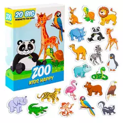 гр Набір магнітів "Kids Happy Zoo" ML4031-01 EN (70) "Magdum", англ. мова, в коробці гр Набір магнітів "Kids Happy Zoo" ML4031-01 EN (70) "Magdum", англ. мова, в коробці