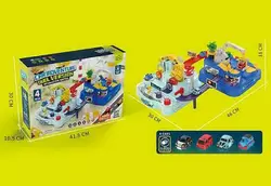 Парковка 207 A (18) 4 машинки, подвійна, підсвічування, механічний принцип керування, в коробці Парковка 207 A (18) 4 машинки, подвійна, підсвічування, механічний принцип керування, в коробці