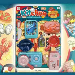 Набір посуду 7601 (72/2) 11 елементів, на листі Набір посуду 7601 (72/2) 11 елементів, на листі