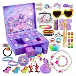 Адвент-календар QC 065 (18)  24 віконця, прикраси, аксесуари, в коробці Адвент-календар QC 065 (18)  24 віконця, прикраси, аксесуари, в коробці